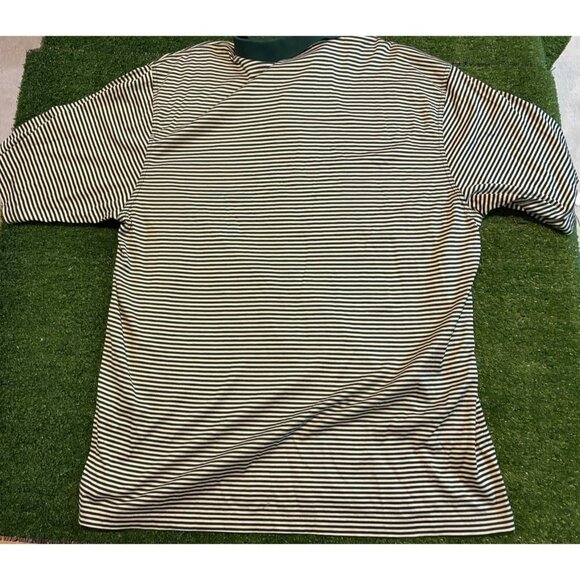The Masters polo mens XL green white vintage pima cotton Amens corner retro Q - Picture 7 of 11